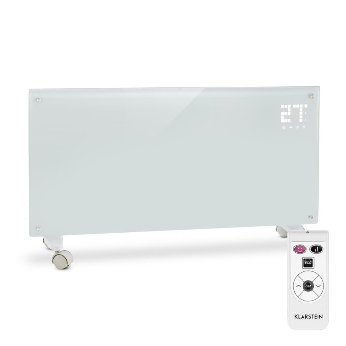Klarstein Bornholm, konvektor, 2000 W, LED displej, 2 stupně ohřevu, bílý